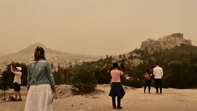 Αφρικανική-σκόνη-και-λασποβροχές-φέρνει-η-εβδομάδα-–-Σε-άνοδο-η-θερμοκρασία-μέχρι-την-Παρασκευή